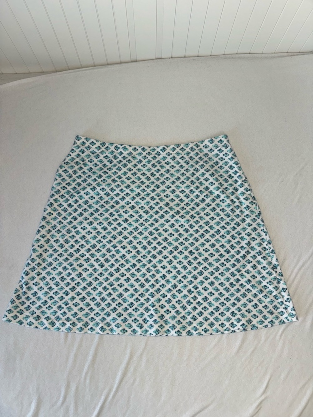 J. Jill Fish Pattern A-line Skirt